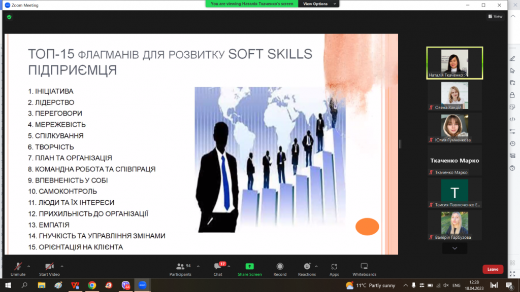Soft skills in business