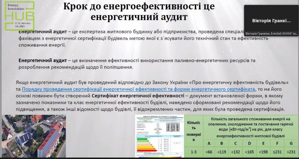 Scientists of the Volodymyr Dahl East Ukrainian National University explore practices and European standards in the field of energy efficiency