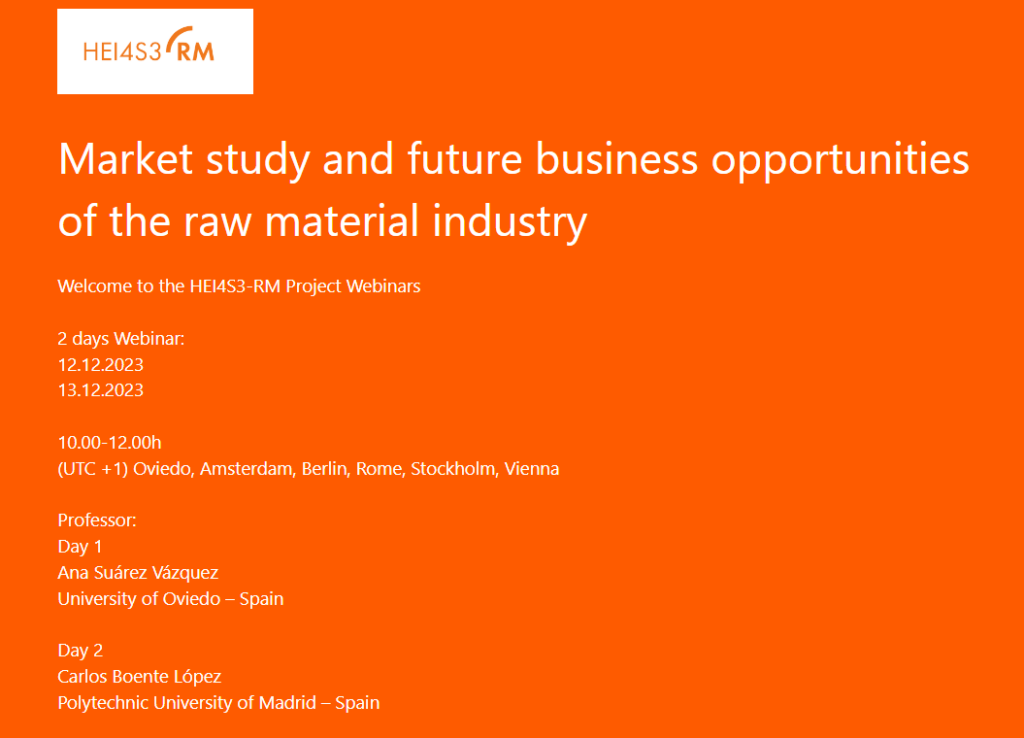 Вебінар «Дослідження ринку та майбутні бізнес-можливості сировинної галузі»