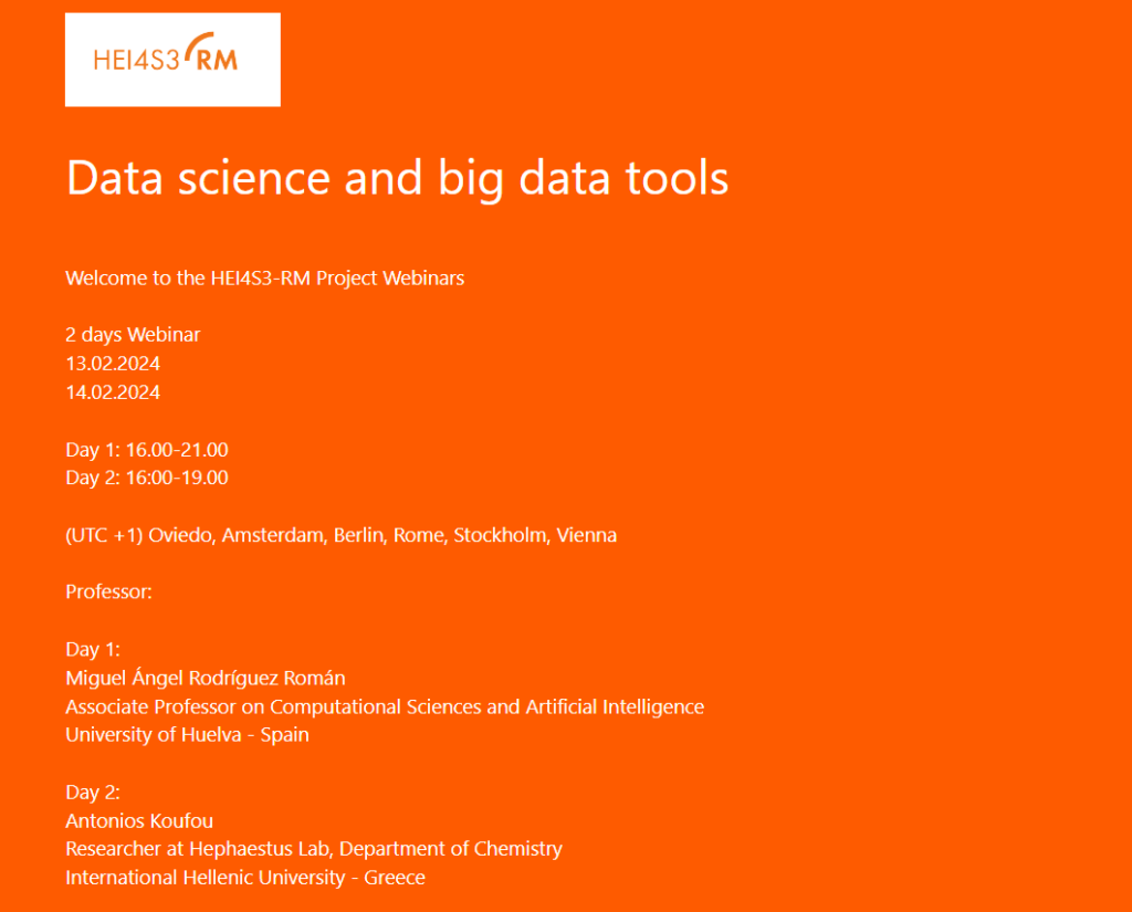 Вебінар «Наука про дані й інструменти для великих даних»