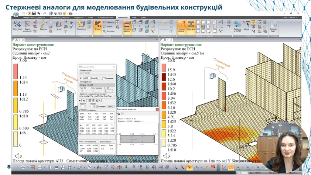 Participation in the webinar on studying software solutions for the calculation and design of structures using BIM technologies