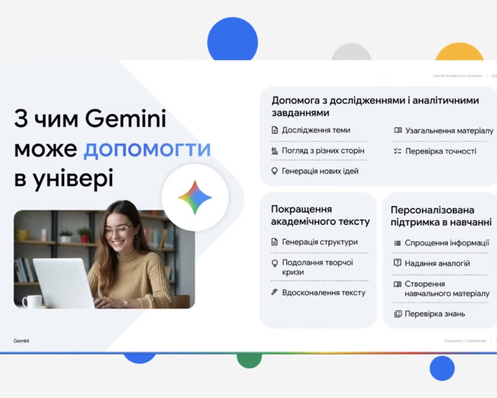 Студенти та викладачі СНУ ім. В. Даля взяли участь у вебінарі Академії Gemini від Google