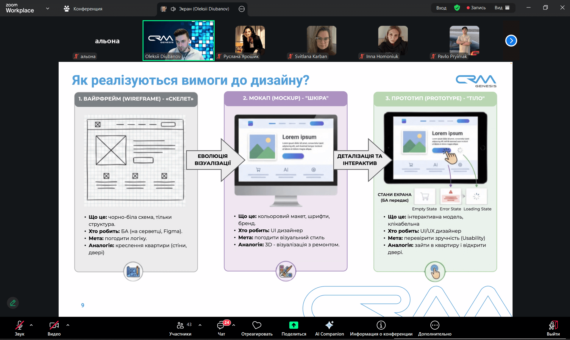 Як працювати з вимогами: у СНУ ім. В. Даля відбувся вебінар для BA-початківців