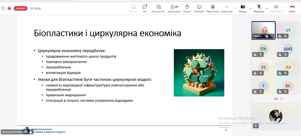 Викладачі СНУ ім. В. Даля долучилися до вебінару зі сталого виробництва та біопластиків