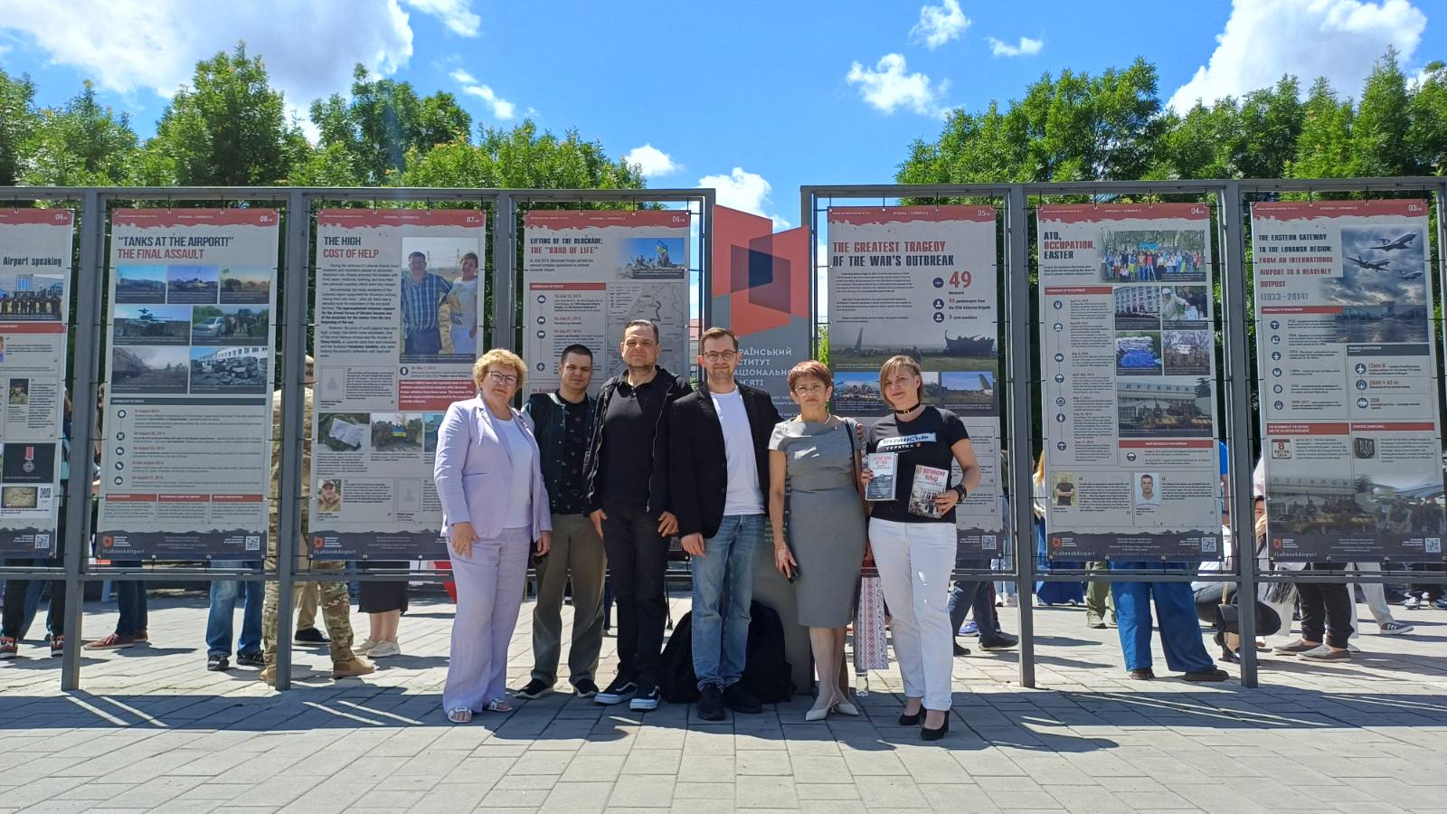 СНУ ім. В. Даля долучився до вшанування захисників Луганського аеропорту та збереження історичної пам’яті Луганщини