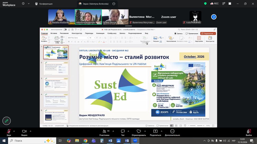 Розумне місто та сталий розвиток: далівці долучилися до Virtual SD-Lab